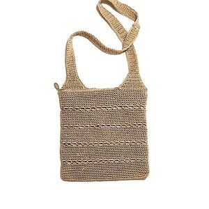 Old Navy Woven Crossbody Purse | Boho Straw-Style Bag